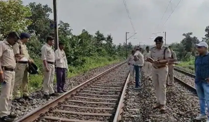 bomb blast on railway line