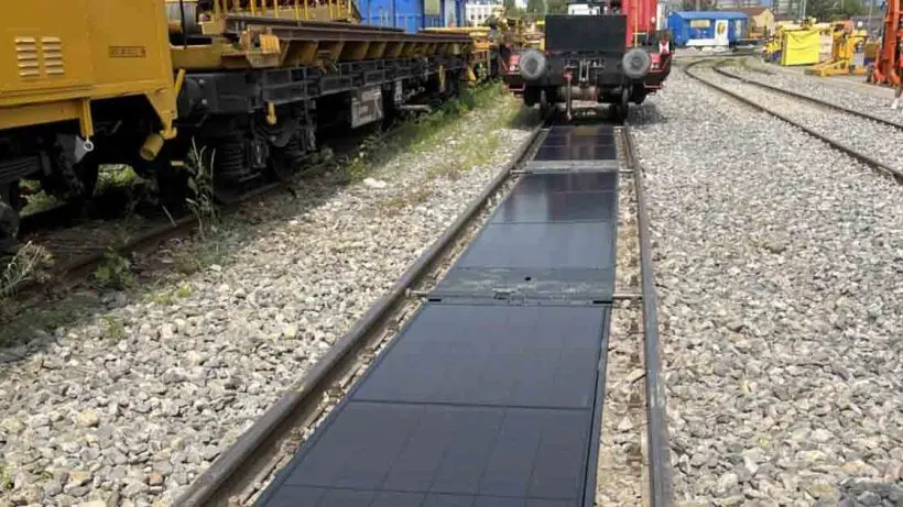 Solar Panels in railway track