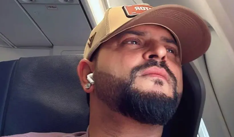 Suresh Raina in ED office