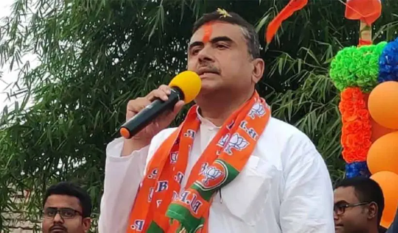 BJP Takes to the Streets Against Corruption; Suvendu Leads Vijay Sankalp Yatra"