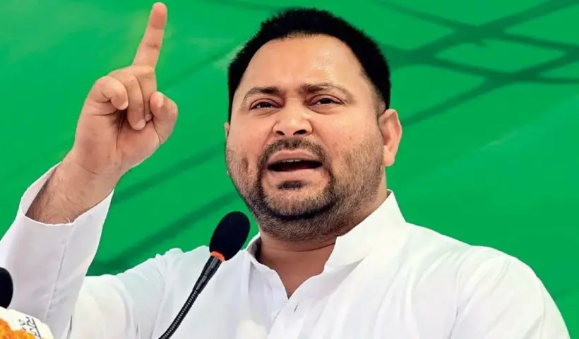 Tejashwi claims two epic numbers