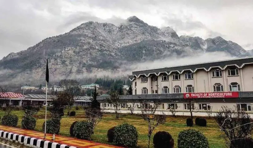 Jammu-Kashmir university agriculture science