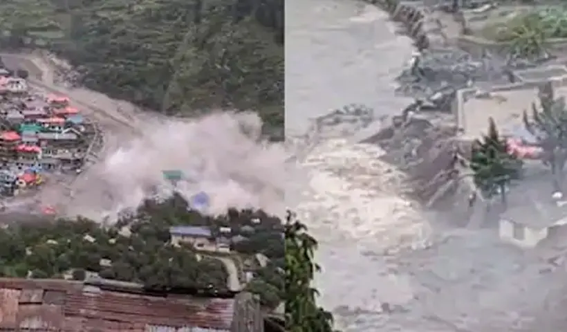 uttarkashi cloudburst landslide