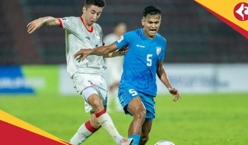 India vs Afghanistan goal less of 1st Half in CAFA Nations Cup 2025