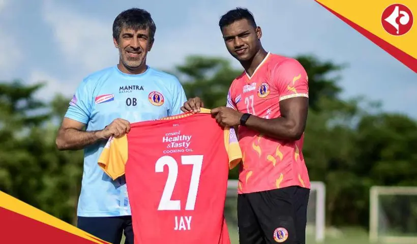 Indian Footballer Jay Gupta join East Bengal on a four-year contract from FC Goa