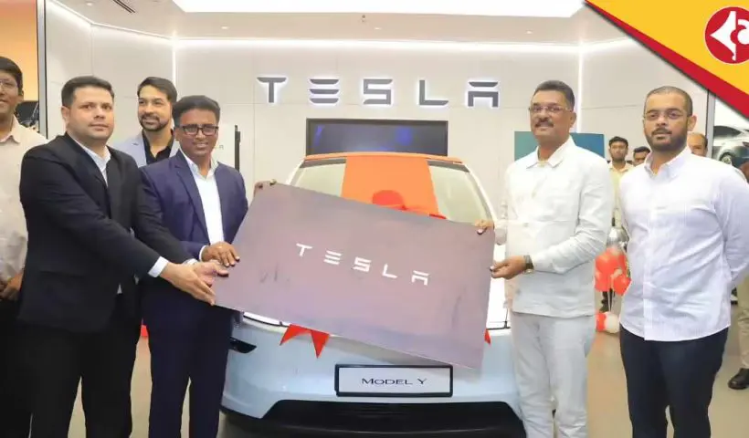 India’s first Tesla Model Y goes to Maharashtra Transport Minister