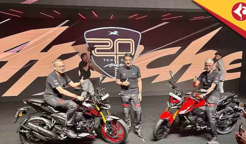 New TVS Apache RTR 160 4V, Apache RTR 200 4V top variants launched