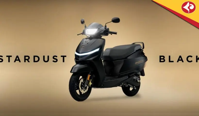 TVS Jupiter Stardust Black Special Edition Launched