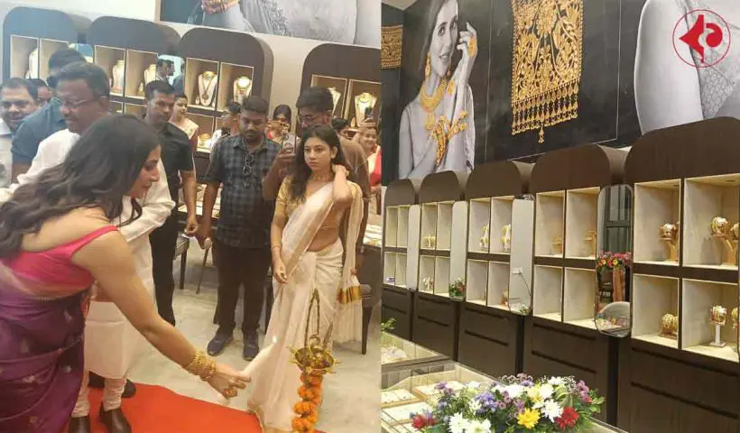 Tollywood actor Subhashree Ganguly present MPJ Jewllers Showroom launch in Kolkata ahead Durga Puja 2025