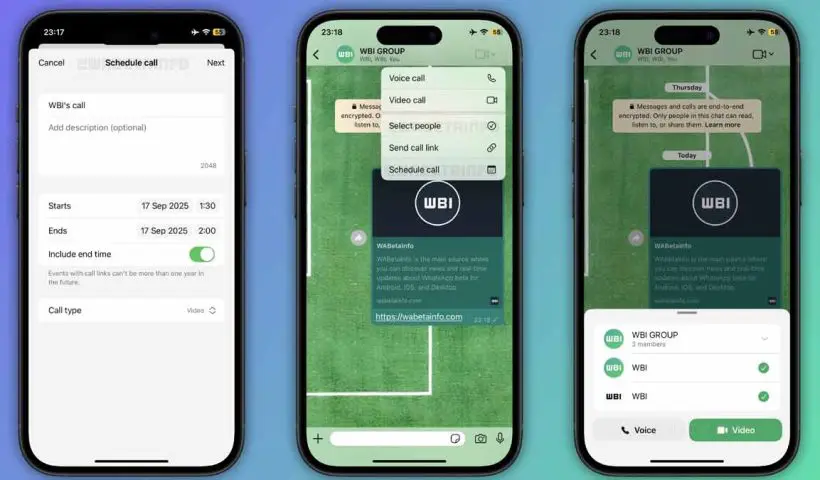 WhatsApp Introduces Call Scheduling Feature
