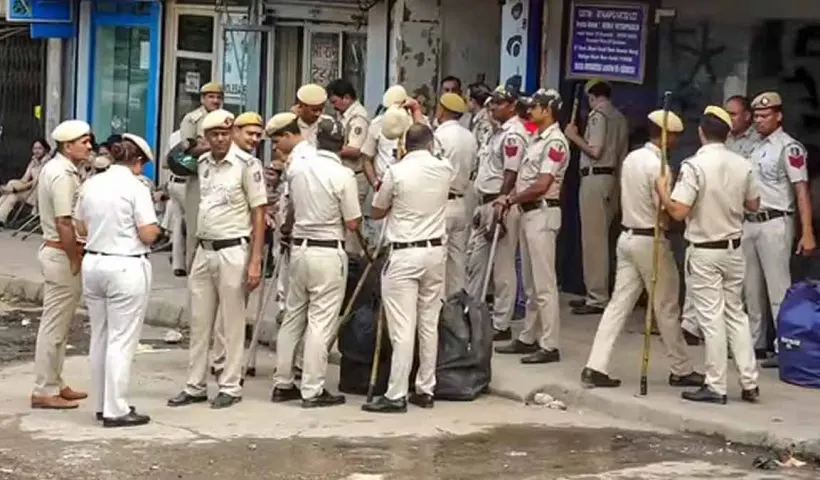 Delhi Police raid