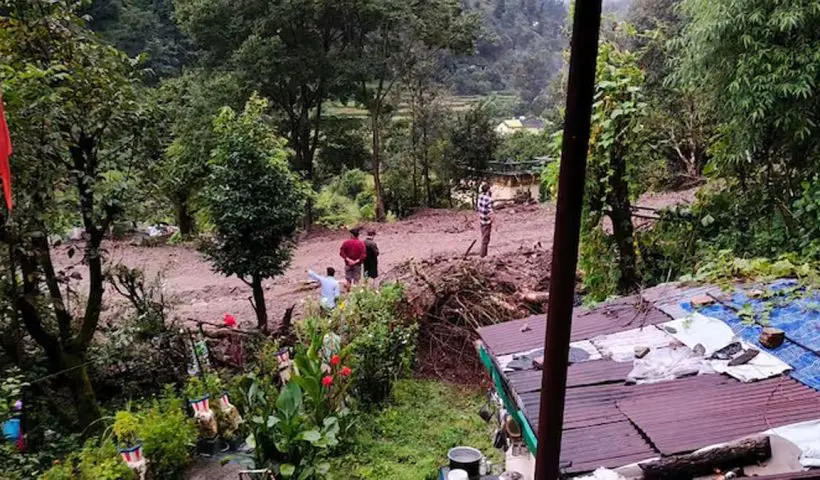 Uttarakhand cloudburst landslides
