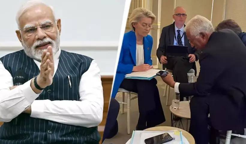 Modi EU leaders discussion