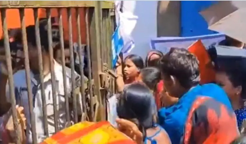 Shuvendu Causes Stir at Election Commission, Tension Mounts