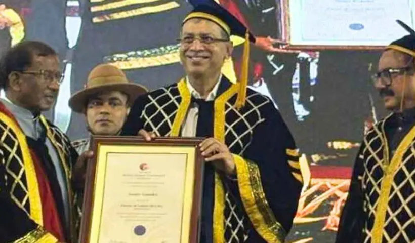 Dr. Sanjiv Goenka has been conferred the Doctor of Letters (D.Litt.) by Assam Royal Global University for his contribution to industry, education, and society.