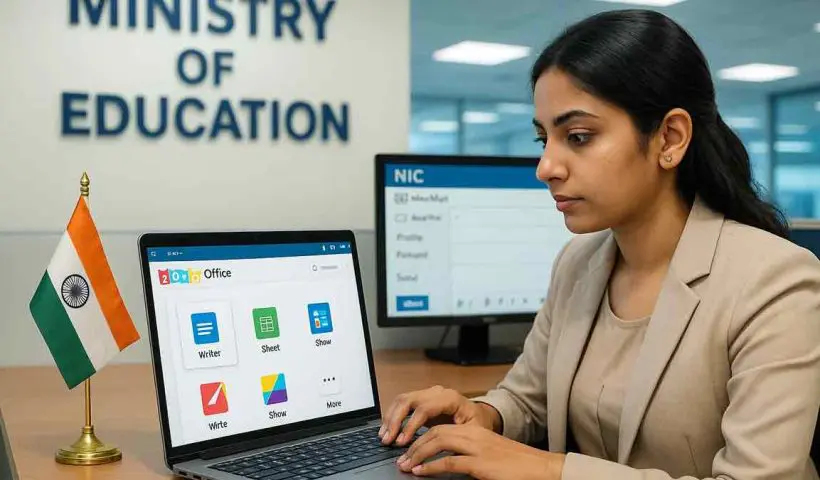 Education Ministry directs officials to use Zoho Office Suite for all documents. A bold step towards Atmanirbhar Bharat & digital self-reliance.