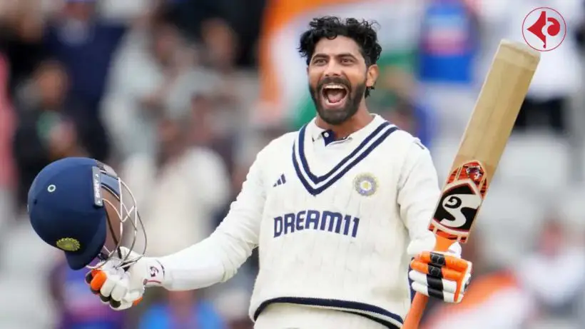 Ravindra Jadeja hits century joins elite club with 300 wickets breaks MS Dhoni Six record
