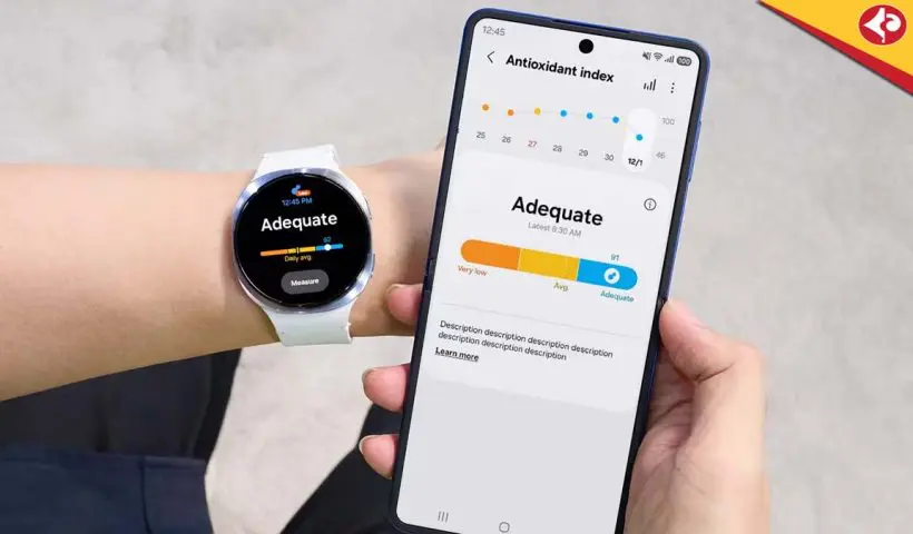 Samsung Galaxy Watch8 Debuts Antioxidant Tracking Feature