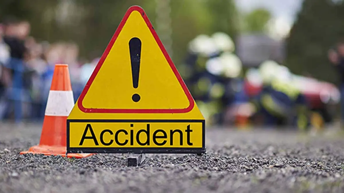 Red Road Shock Truck Hits Concrete Railing in Terrible Crash