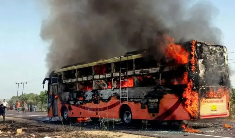 Jaisalmer Jodhpur Bus Fire Tragedy