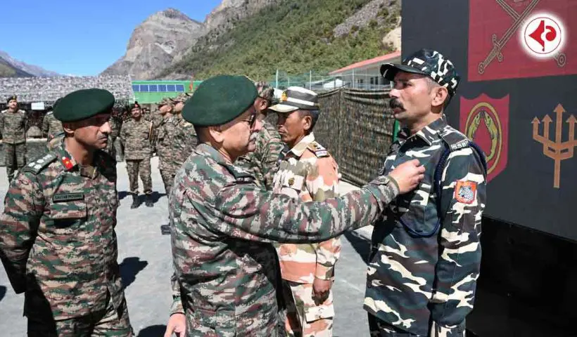 On Diwali 2025, Indian Army Chief Gen. Upendra Dwivedi visited Panchshul Brigade at Pithoragarh and forward Kumaon areas, reviewing operational readiness and celebrating with troops.