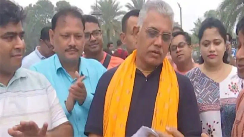 Fear of Defeat Behind Attacks on BJP Leaders, Alleges Dilip Ghosh