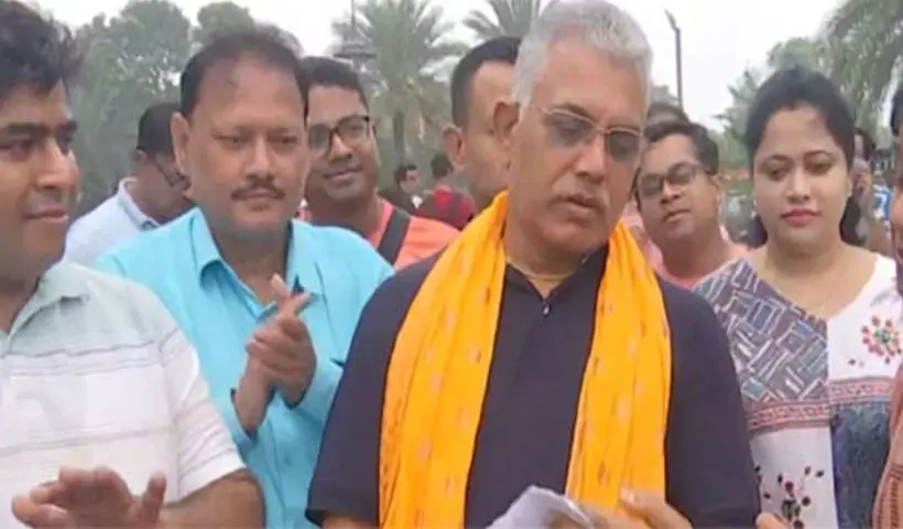 Fear of Defeat Behind Attacks on BJP Leaders, Alleges Dilip Ghosh