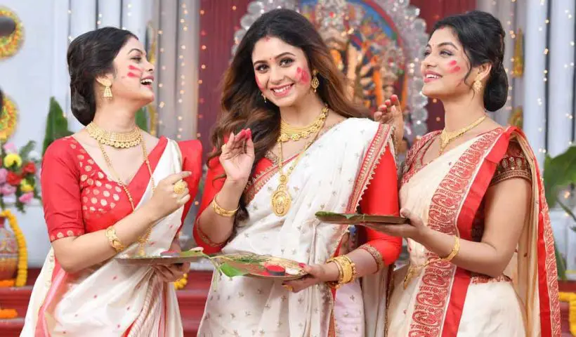 during Durga Puja, West Bengal collected