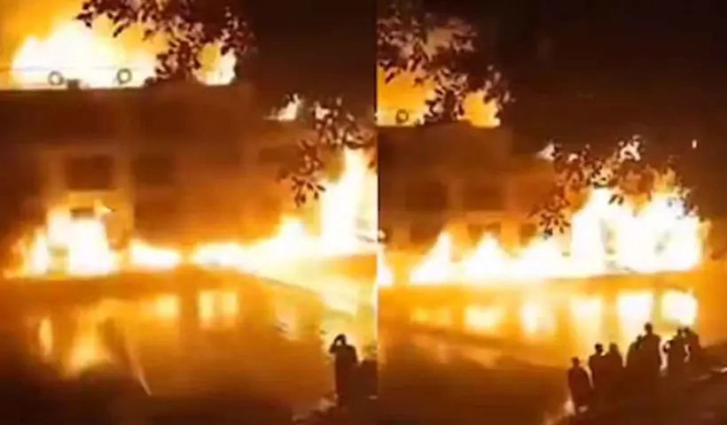 Fire Outbreak Causes Commotion in Gulshan Colony Area