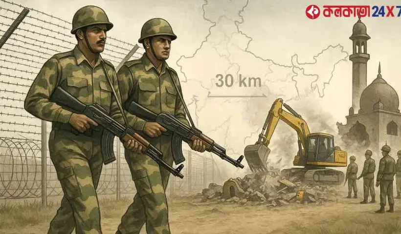 The Home Ministry has ordered 17 border states to demolish all illegal religious structures within 30 km of India’s borders to strengthen national security and prevent misuse by infiltrators.