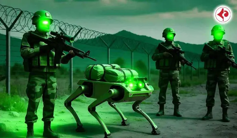 Indian Army deploys robotic mule in Akhnoor, J&K for patrolling, logistics and surveillance. After its success in Operation Sindoor, the robotic mule is now a trusted partner enhancing border security and reducing soldiers’ burden.