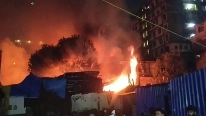 Massive Fire in Moynaguri's Old Market at Year's Start, Business Owners in Shock