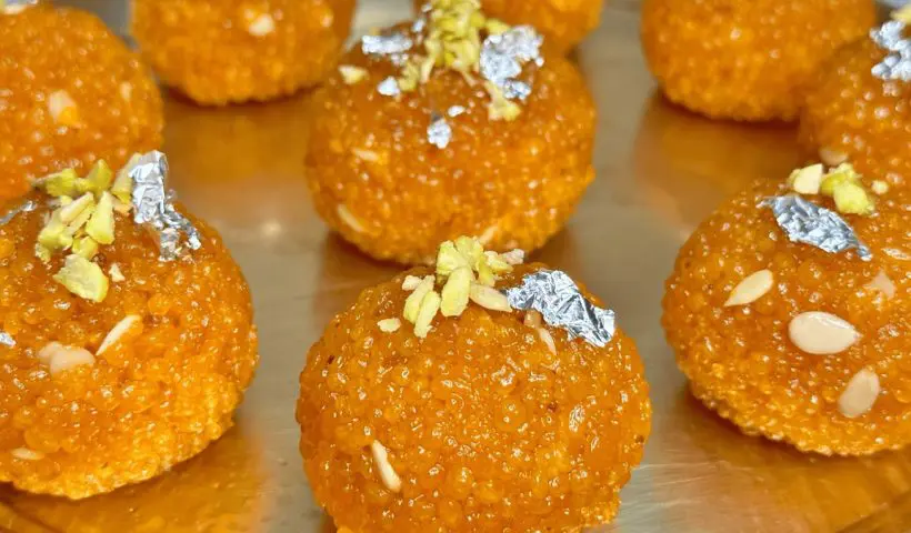Motichoor Laddu Diwali Recipe