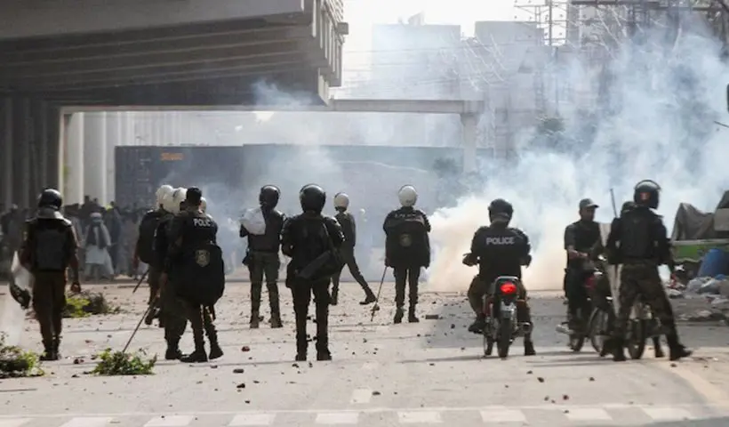 TLP Protest Muridke Clash