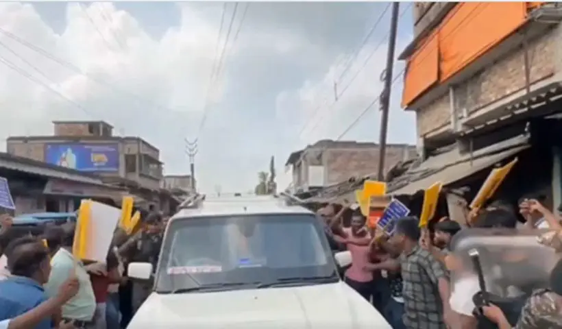 suvendu-adhikari-protest-south-24-parganas