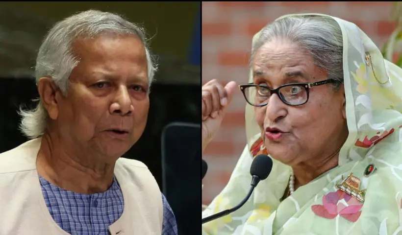 Sheikh Hasina Dr Yunus Challenge