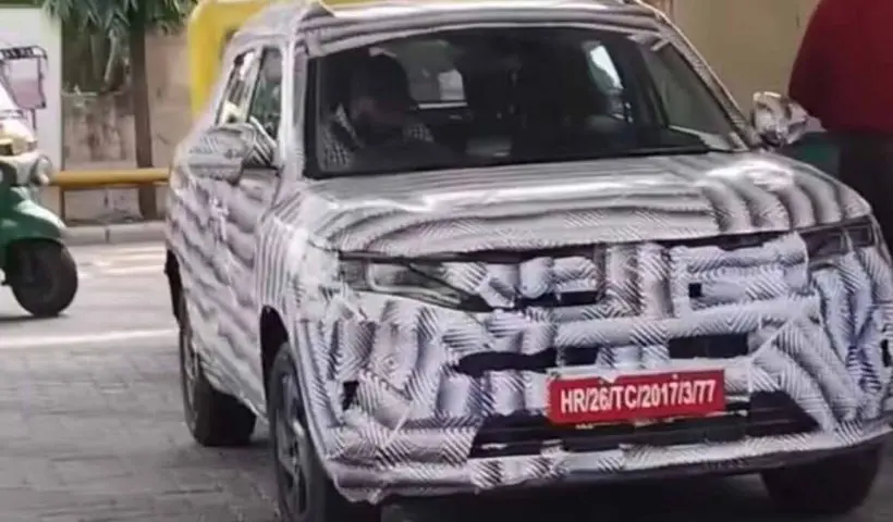 2026 Maruti Brezza Facelift Spotted Testing Again