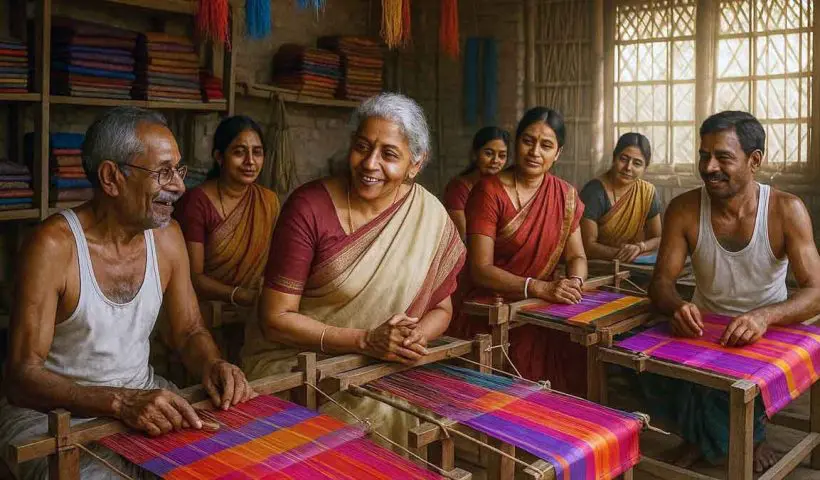 Union Finance Minister to visit Santipur and Phulia in December to meet Bengal’s handloom weavers and discuss financial aid, design innovation, and market expansion.
