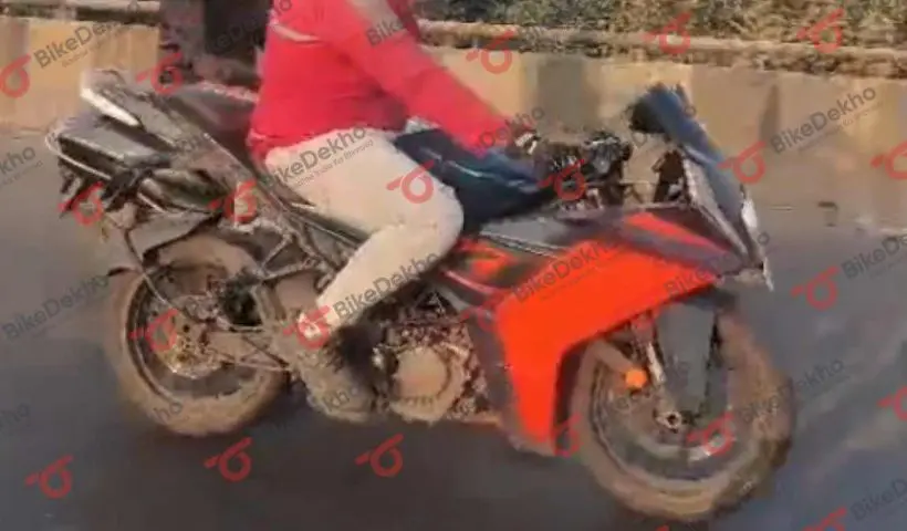 KTM RC 160 Spied Again