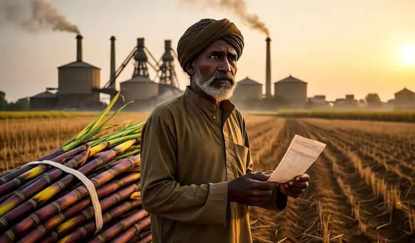 Sugarcane farmers across India face falling prices and delayed payments as sugar mills struggle with low international rates. State governments may announce relief measures soon.
