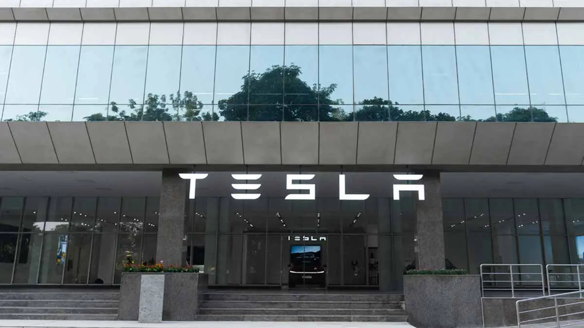 Tesla Showroom in Gurugram