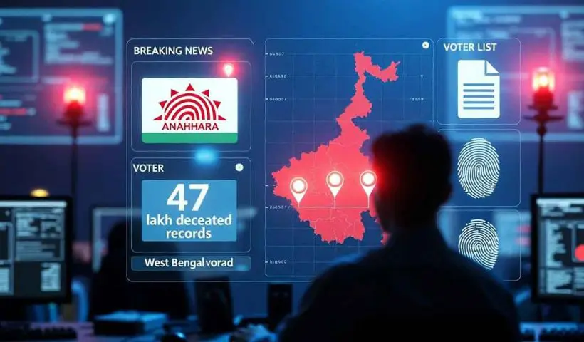 UIDAI ,West Bengal,Voter List ,Election Commission