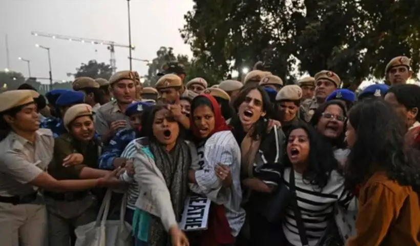 Delhi Protest Maoist Slogans