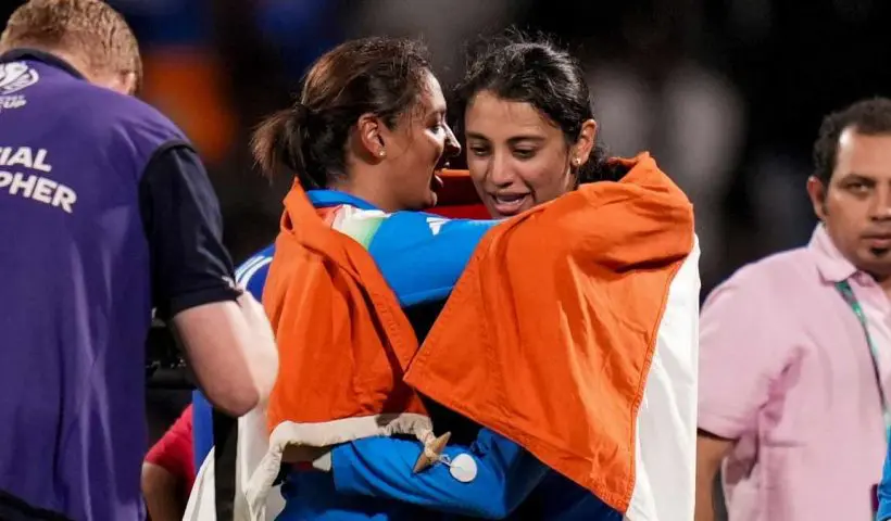 india-women-cricket-world-cup-tattoo-celebration-of-harmanpreet-kaur-smriti-mandhana