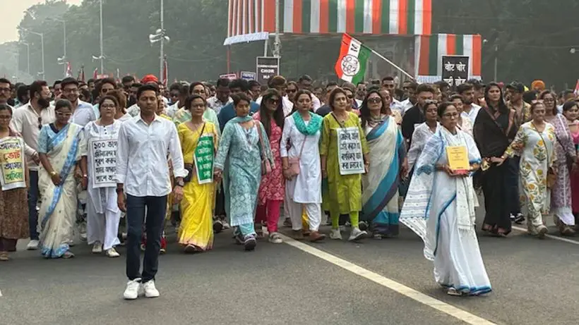 Mamata Banerjee SIR Protest