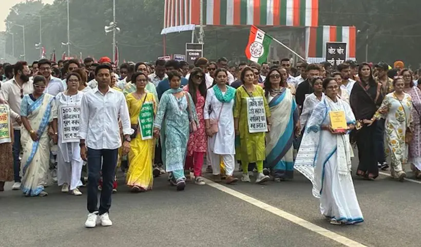 Mamata Banerjee SIR Protest