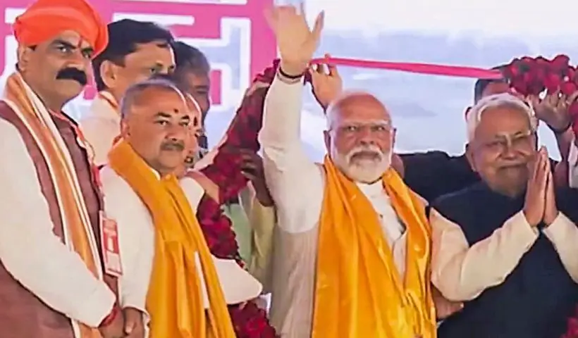 PM MODI, NITISH KUMAR EXPRESS GRATITUDE TO VOTERS AFTER NDA’S RESOUNDING BIHAR VICTORY