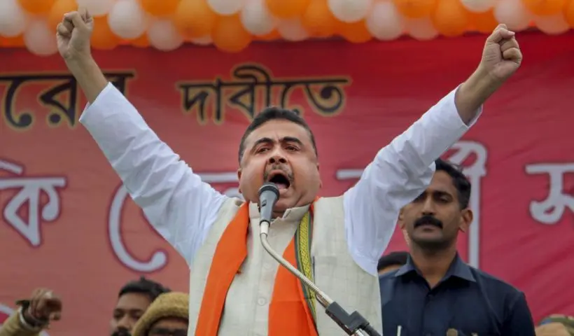 Kolkata Police Intervention in Hindutva Rally Draws Rebuke from Suvendu Adhikari