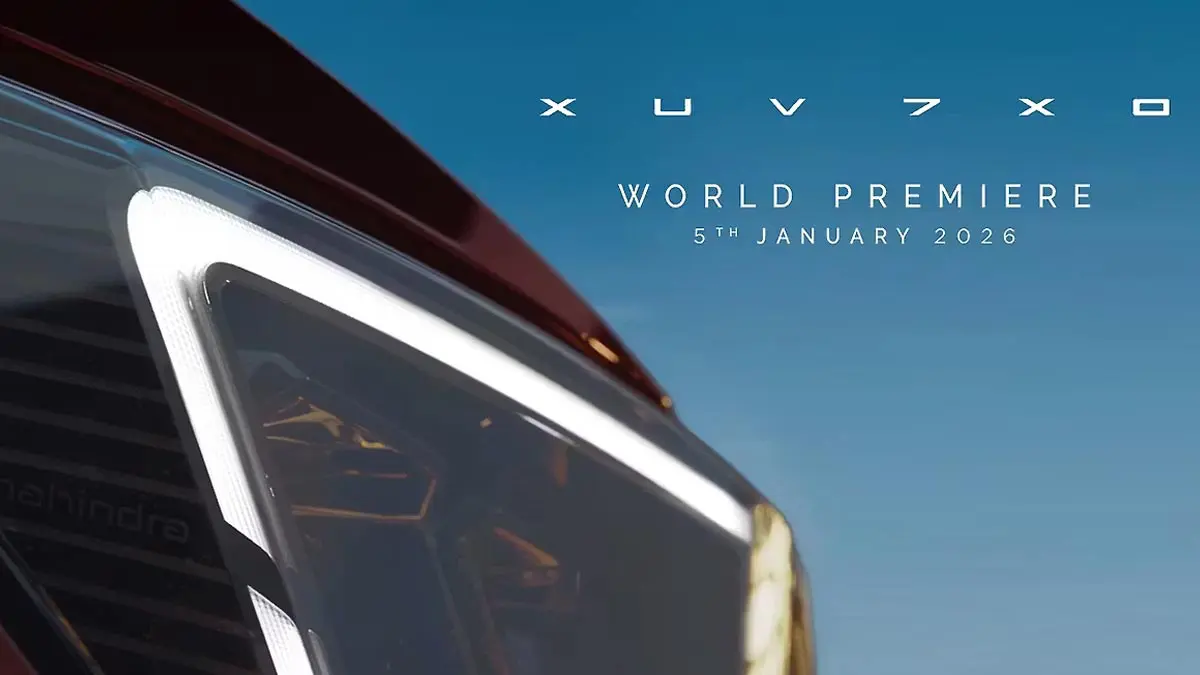Mahindra XUV 7XO to debut onf 5 January 2026