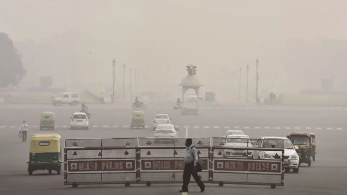 Delhi AQI nears severe level